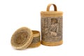 Russian souvenirs made Ã¢â¬â¹Ã¢â¬â¹of birch bark, and box tuesok